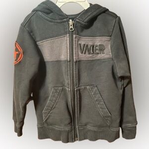 Hanna Andersson Star Wars Darth Vader Kids Hoodie Jacket Size 5